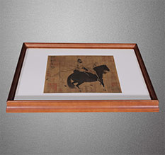 平坝书画装裱配框服务案例